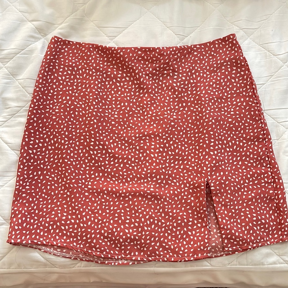 Speckled High Rise Mini Skirt
